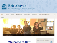 Tablet Screenshot of beitahavah.org